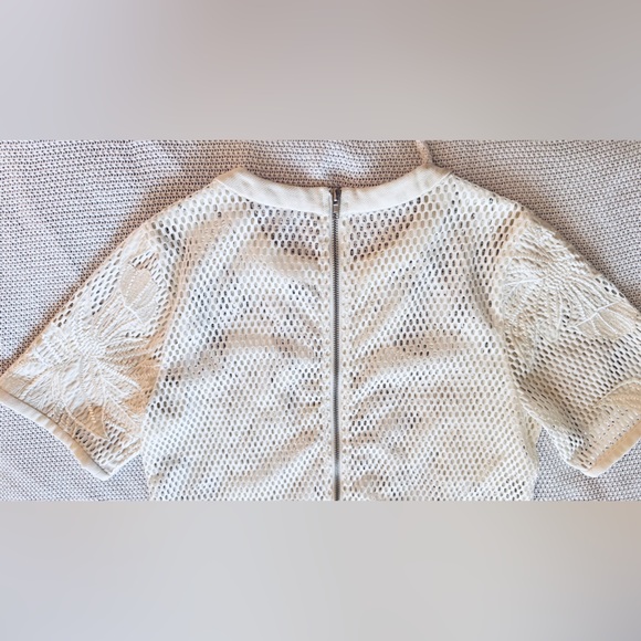 ENDLESS ROSE Cream Floral Lace Mini Dress - Picture 8 of 14